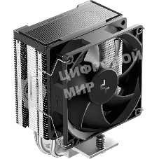 Кулер для процессора Deepcool AG300 G2 Soc-AM5/AM4/1200/1700/1851 серебристый/черный 4-pin 18-31dB Al+Cu 150W 350gr Ret (R-AG300-BKAMMG2)