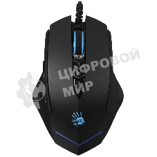 Мышь проводная A4Tech Bloody V8M Max черный, 12000 dpi, USB, кнопки - 10