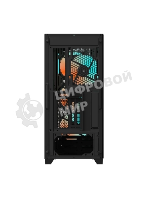 Компьютерный корпус Gigabyte C301 Glass MidTower, ATX, USB-C x1, USB 3.0 x2, Audio I/O, GPU:400мм, черный, TG