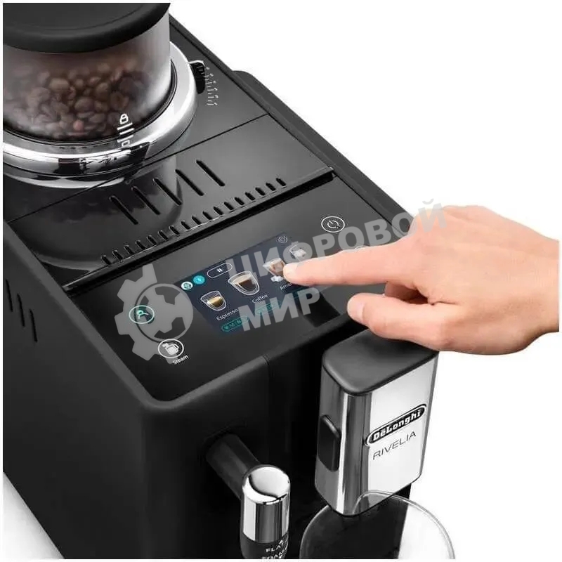 Кофемашина автоматическая Delonghi EXAM440.35.B черный, исп. кофе - молотый/зерновой 1,4 л, 1450 Вт, 19 Бар