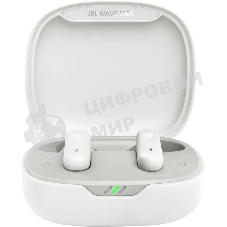 Наушники TWS JBL Wave Flex белый, вкладыши, Bluetooth, быстрая зарядка, до 8 ч