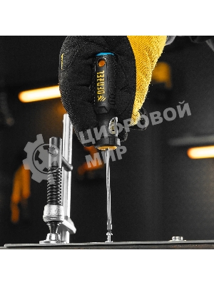 Отвертка Denzel SL3х75 мм, S2, 3к рукоятка