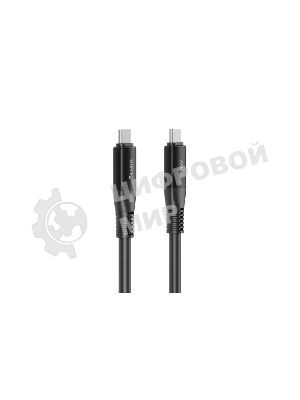 Кабель OLMIO SHIELD, Type-C - Type-C, 60W 3A, 1.2м, черный