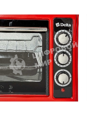 Мини-печь Delta D-0123 красная