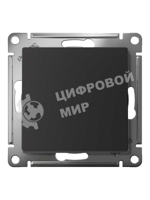 Механизм выключателя 1-кл. AtlasDesign (сх.1) 10АХ карбон