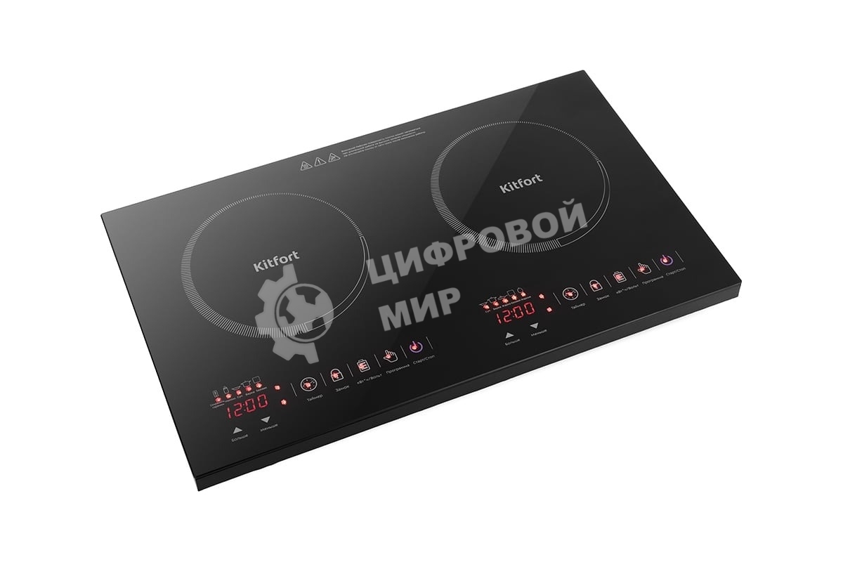 Электрическая плитка Kitfort KT-105 черный (настольная)