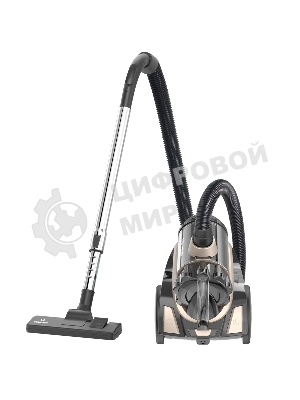 Пылесос Eurostek EVC-3002 черный/бежевый, 400/2200 Вт, уборка сухая, пылесборник контейнер 2.5 л