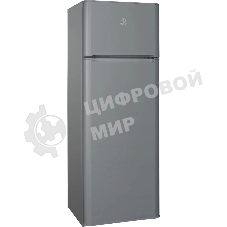 Холодильник Indesit TIA 14 G серебристый двухкамерный 194/51л морозилка сверху, ручное