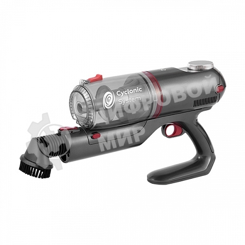 Беспроводной пылесос BQ VCA0102H серый/синий, питание от аккумулятора, 50 Вт, уборка сухая, пылесборник 0,45 л, работа от АКБ max 45 мин.