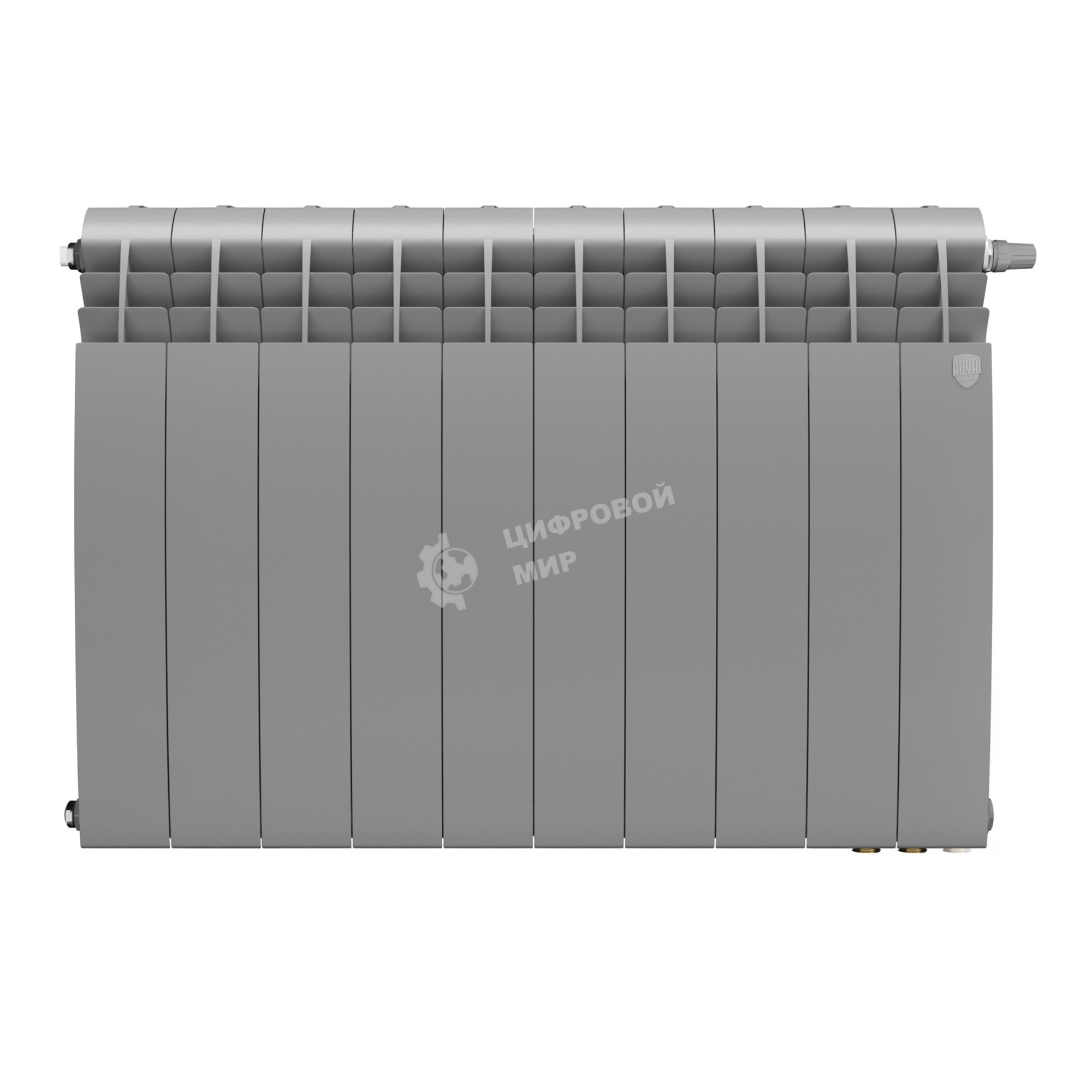 Радиатор Royal Thermo BiLiner 500 Silver Satin VR80 - 10 секц.