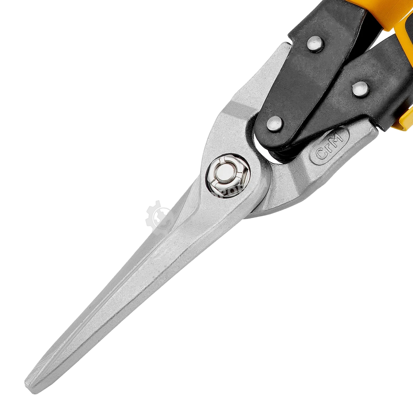 Ножницы по металлу Denzel, 315мм, прямой проходной рез,сталь-CrMo, трехкомп.рук-ки