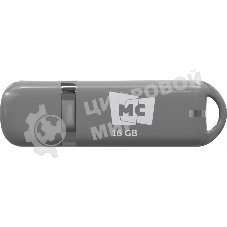 Флешка USB MORE CHOICE МФБ16 Grey (4620202558879), 16GB, USB 3.0, R/W 25/12, серый