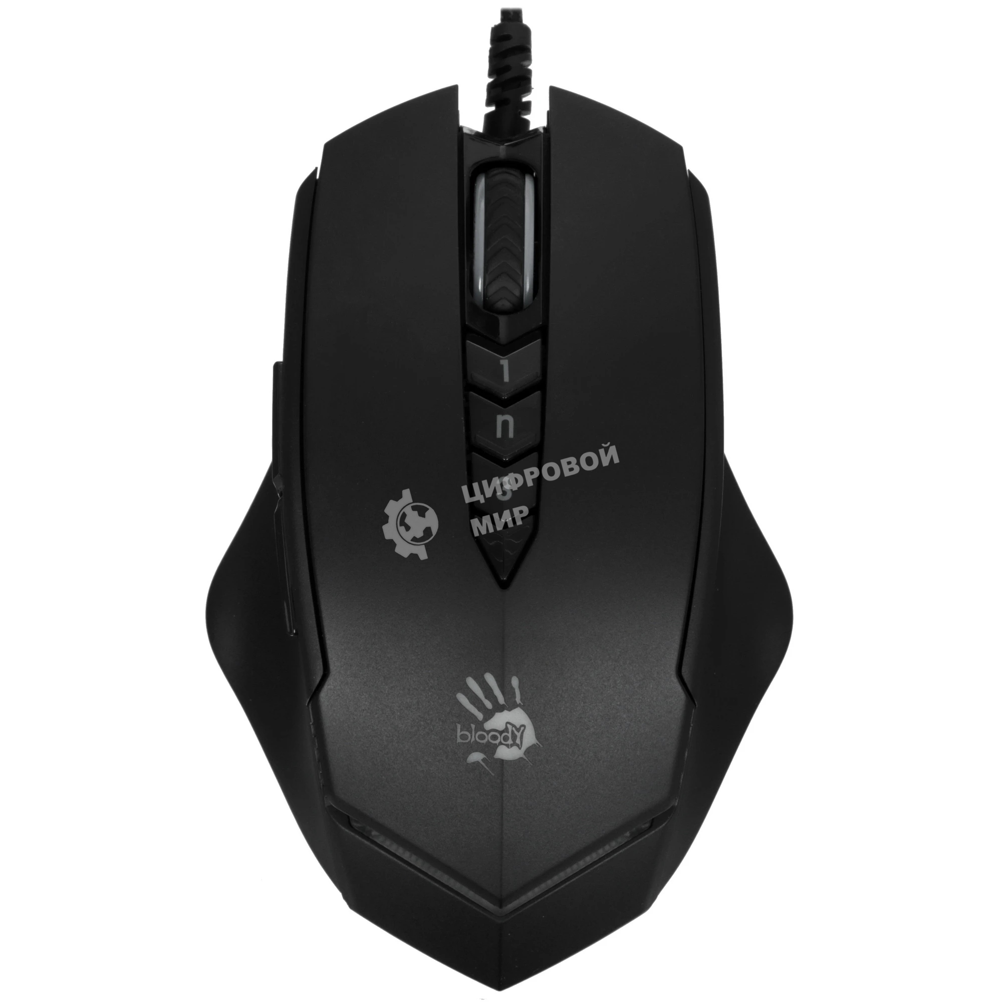Мышь проводная A4Tech Bloody V8M Max черный, 12000 dpi, USB, кнопки - 10