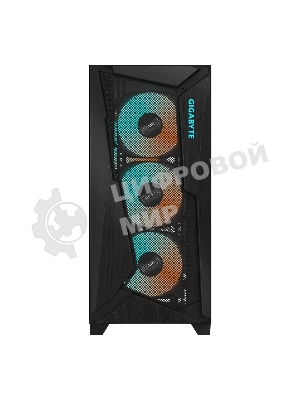 Компьютерный корпус Gigabyte C301 Glass MidTower, ATX, USB-C x1, USB 3.0 x2, Audio I/O, GPU:400мм, черный, TG