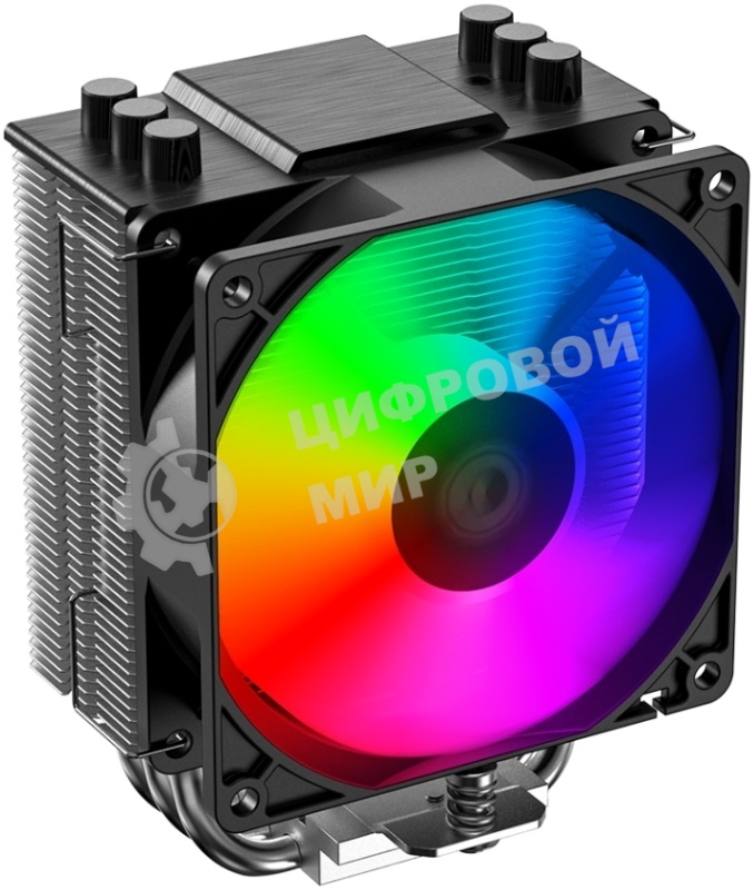 Кулер для процессора ID-COOLING SE-903-XT FRGb черный 92мм алюминий/медь 2200rpm 26db 4-pin 130W 123мм