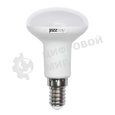 Лампа светодиодная JazzWay PLED-SP R50 7Вт 3000К теплый белый E14 540лм 230В
