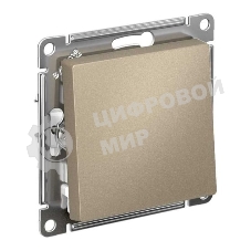 Механизм выключателя 1-кл. AtlasDesign (сх.1) 10АХ шампань SchE ATN000511