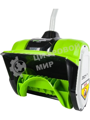 Снегоуборщик аккумуляторный GreenWorks GD40SSK4, 40V, 30 см, бесщеточный, с 1хАКБ 4 А.ч и ЗУ 2600807UB