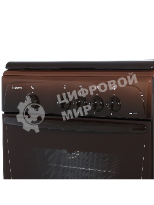 Плита газовая Gefest ПГ 1200-С7 К89 коричневый, конфорок 4 шт, духовка 63 л, 60 см x 85 см x 60 см