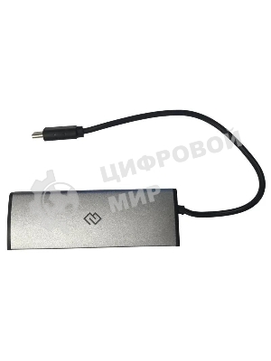 USB-концентратор Digma HUB-4U2.0-UC-DS, USB-C, USB 2.0 4 порта, USB
