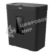 Шредер Deli ET021 черный (секр.P-4) фрагменты 8лист. 12лтр.