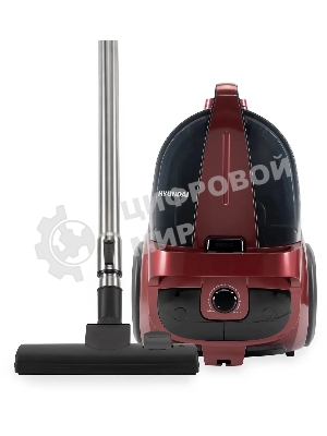 Пылесос Hyundai HYV-C2645 красный/черный, 380/2200 Вт, уборка сухая, пылесборник контейнер 3,5 л