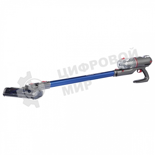 Беспроводной пылесос BQ VCA0102H серый/синий, питание от аккумулятора, 50 Вт, уборка сухая, пылесборник 0,45 л, работа от АКБ max 45 мин.