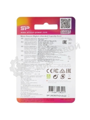 Флеш карта microSD Silicon Power Superior A1 128Gb microSDXC Class 10 UHS-I U3 100/80 Mb/s