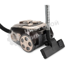 Пылесос Hyundai HYV-C3550 золотистый/темно-коричневый, 380/2220 Вт, уборка сухая, пылесборник контейнер 2,5 л