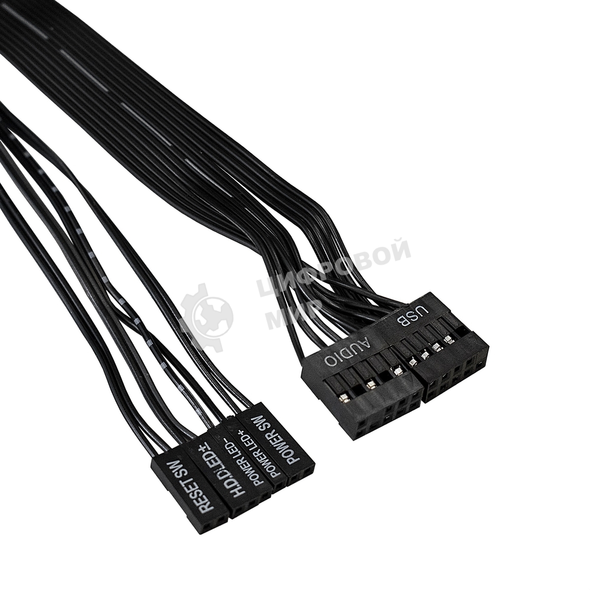 Компьютерный корпус Miditower ExeGate CP-601-UNS450 (ATX, БП UNS450 с вент. 12см, 2*USB, аудио, черный)