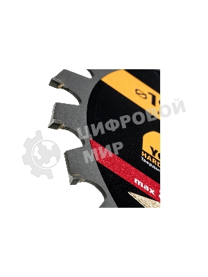 Пильный диск по дереву с гвоздями Denzel ф190 х 30 мм, 24 зубов