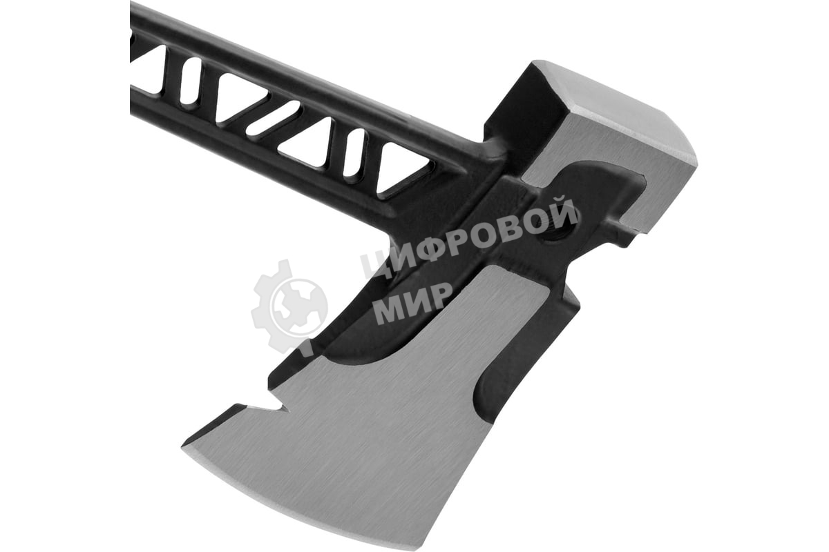 Топор цельнокованый Denzel 600 г, двухкомпонентная обрезиненная рукоятка