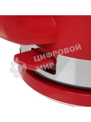 Электрочайник Bosch TWK4M224 красный, 1.7 л, 2200 Вт, скрытый нагревательный элемент