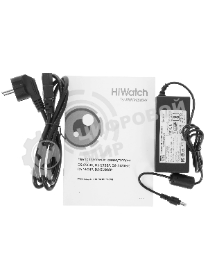 Коммутатор HiWatch DS-S1008P, 8×100 Мбит/с PoE + 2×1 Гбит/с, неуправляемый