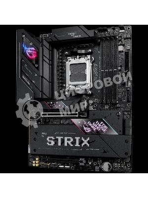 Материнская плата ASUS ROG STRIX B850-E GAMING WIFI, AM5, AMD B850, 4xDDR5, 4xSATA, 5xM.2, 1xPCI-E 5.0 x16, 1xPCI-E 4.0 x16, 1xRealtek 5Gb Ethernet, 1xUSB-C 4, 1xUSB-C 20Gbps, 6xUSB-A 10Gbps, 4xUSB-A 2.0, 3x3.5 мм, 7.1, ATX