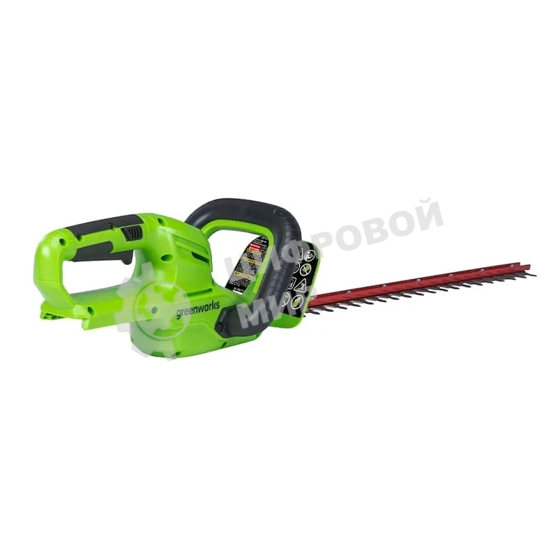 Кусторез аккумуляторный Greenworks G24HT56, 24V, 56см, без АКБ и ЗУ 2205507