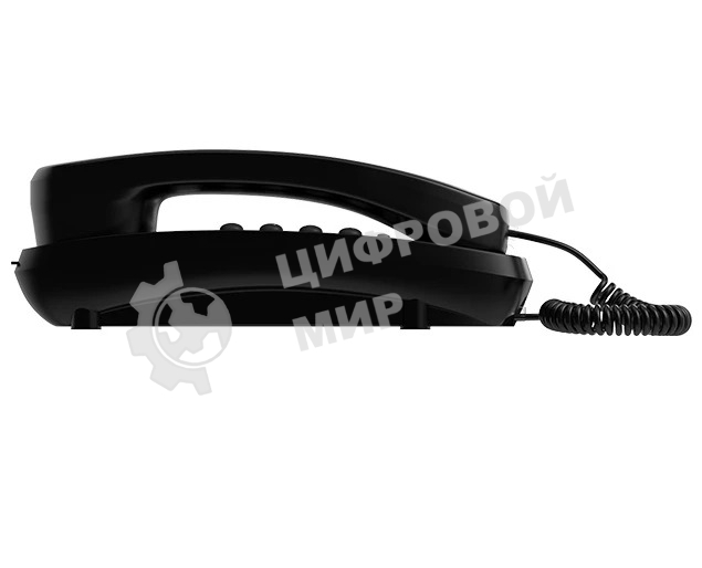 Телефон проводной Maxvi CS-01 черный