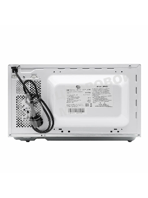 Микроволновая печь General Electronics GE-MS120W белый, 20 л, 700 Вт, переключатели - поворотный механизм