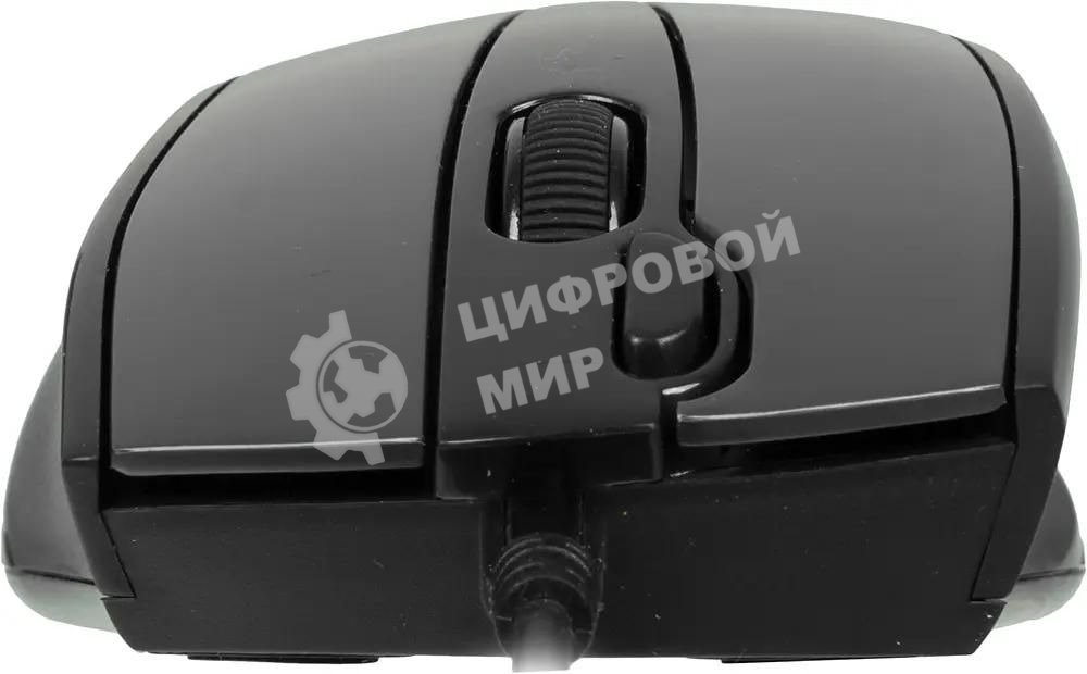 Мышь проводная A4Tech N-500F серый глянец/черный, 1200 dpi, USB, кнопки - 4