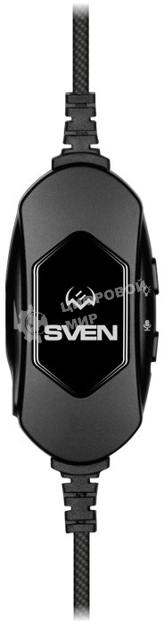 Наушники с микрофоном Sven AP-U1100MV черный 2.2м мониторные оголовье