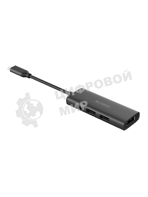 Разветвитель USB-C A4Tech DST-40C 2порт. серый