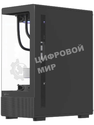 Корпус Formula Crystal Z1CM Plus AR v2 черный без БП mATX 5x120мм 1xUSB3.0 audio bott PSU