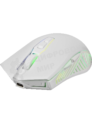 Мышь беспроводная Defender Pandora GM-502 белый, 3200 dpi, радиоканал, USB, кнопки - 7