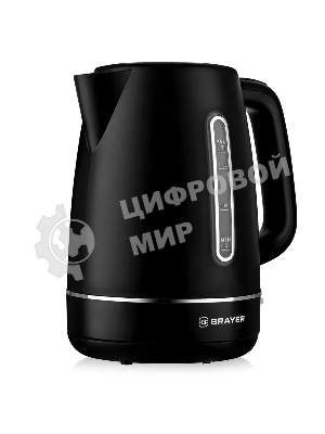 Чайник электрический BRAYER BR6103BK 2200 Вт, 1.7 л, черный