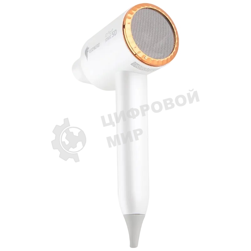 Фен LEONORD LE-1213 белый, 2000 Вт, ионизация