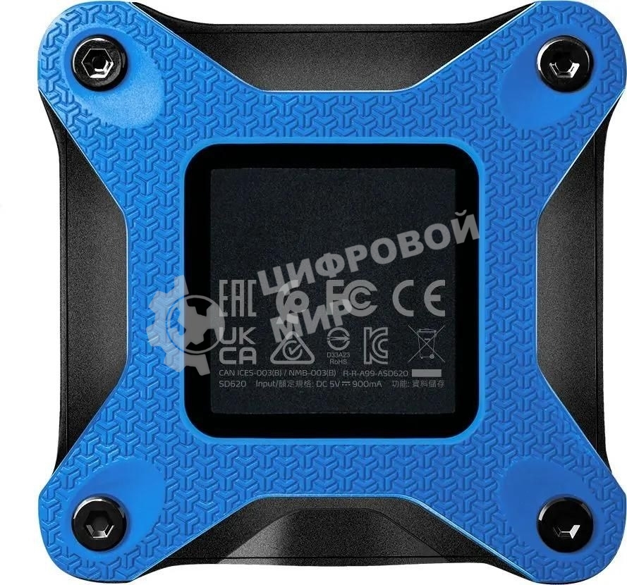 Внешний SSD A-DATA External SD620, 512Gb, USB 3.2, R/W -550/500 MB/s синий