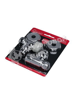 Набор термостатический угловой Royal Thermo Design Pro 15мм М30х1,5 (Хром)