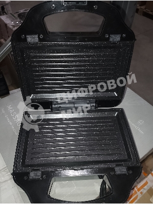 (Б/У) Сандвич мейкер ZELMER ZSM7900 3IN1 BLACK/INOX [Cм.описание!]