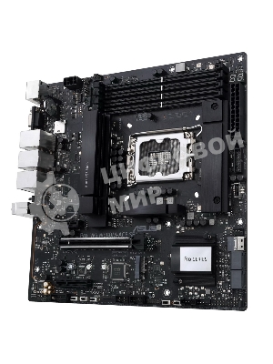 Материнская плата Asus PRO WS W680M-ACE SE, LGA1700, Intel W680, 4xDDR5, 8xSATA, 2xM.2, 1xPCIe 5.0 x16, 1xPCIe 3.0 x4, 1xPCIe 3.0 x1, 1xDP, 1xHDMI, 1xVGA, 3x2.5Gb LAN, 1xUSB-C 10Gbps, 1xUSB-A 10Gbps, 4xUSB-A 5Gbps, 3x3.5 мм, 7.1, mATX