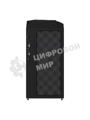 Компьютерный корпус Gigabyte C301 Glass MidTower, ATX, USB-C x1, USB 3.0 x2, Audio I/O, GPU:400мм, черный, TG